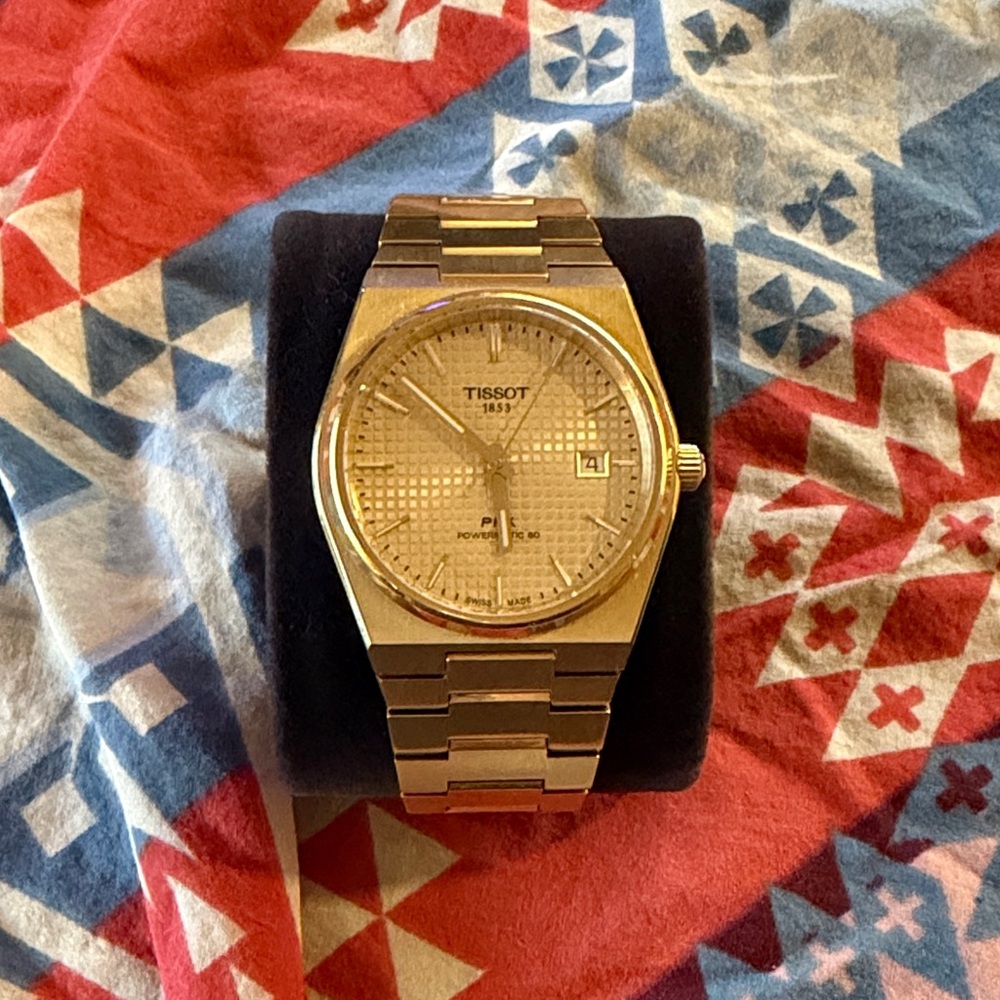 Tissot PRX Powermatic 80 Gold Tone Men’s Watch